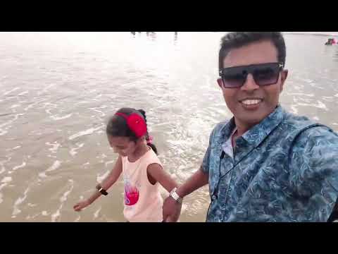 Enjoying with family at Colva Beach in Goa.🥰