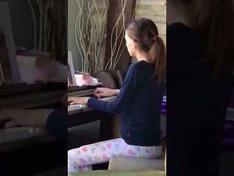 Hera Dalipi piano practice 17 May 2018