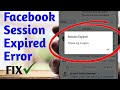 How to Fix Facebook Session Expired Issue 2024 - Sky tech