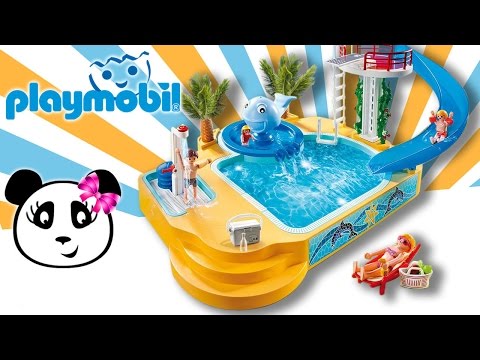 Playmobil Summer Fun Children's Pool with Whale Fountain 🐳  Let's unbox and play - Pandido Toys