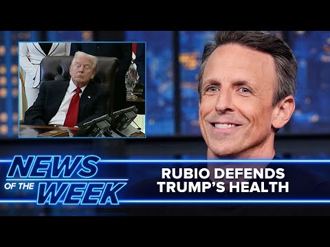 Rubio Defends Trump's Cognitive Health, Iran Peace Talks Collapse: Late Night News of the Week