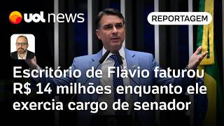 Flávio Bolsonaro faturou R$ 14 milhões com escritório enquanto exercia cargo de senador | Rodrigues