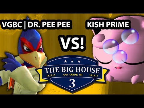 The Big House 3 - PPMD (Falco) Vs. KishPrime (Jigglypuff) - Pools Round 1 - SSBM
