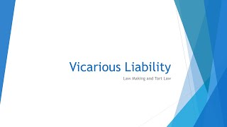 Vicarious Liability | OCR A-Level Law