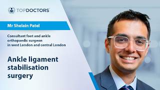 Ankle ligament stabilisation surgery