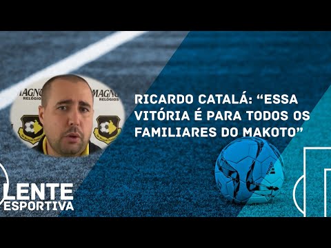 LENTE EXPRESS - Ricardo Catalá dedica vitória a torcedor do São Bernardo FC que morreu