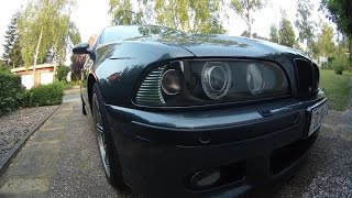 preview picture of video 'BMW E39 M5 1/4 Meile EFR Germany Brilon 2013 Trunk Cam Rollei Bullet 5s'