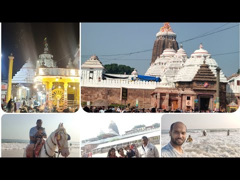 Jai Jagannath Mandir k Darshan aur drishti ne chalaya Horse aur sea beach mei maze #banditsquad 