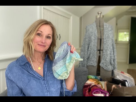 a friend to knit with - episode 27 Best Friend Butterfly Blanket and summer knit plans