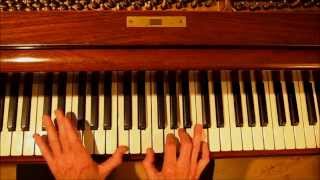 Locked Hands Technique, George  Shearing&#39;s Lullaby Of Birdland, Piano Tutorial (4 minutes)