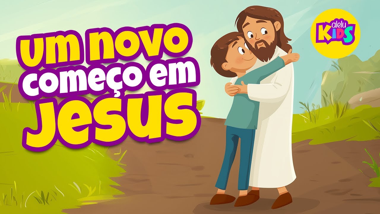 Um Novo Começo em Jesus - Jesus, Adão e Eva - Música Infantil Gospel