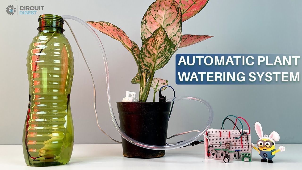 Simple and Easy to Build - DIY Low Cost Automatic Plant Watering Sysetm without Microcontroller