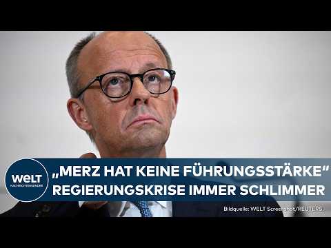 BUNDESTAG: Merz' Koalition in tiefer Rentenkrise! Umfragewerte knallen rein! Mangelnde Führung?
