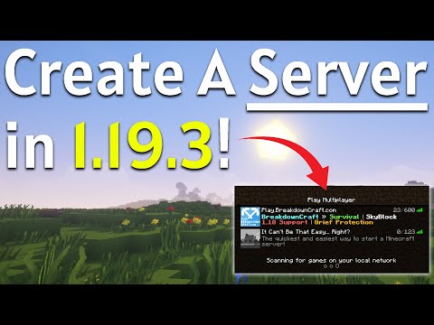 How To Make a Minecraft 1.19.3 Server