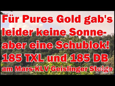Für Pures Gold gab es leider keine Sonne  aber eine 185 als Schubhilfe 185 155 hilft TXL 24082022