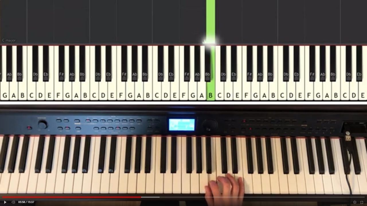 Kolęda Pójdźmy wszyscy do stajenki - jak zagrać na pianinie bez znajomości nut, tutorial - pianino