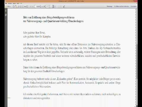 Bürgerbeteiligungsverfahren in Kiel Elmschenhagen Kroog.