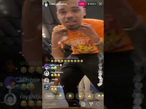 NBA Youngboy and Og3Three hanging out in starbucks FULL IG LIVE