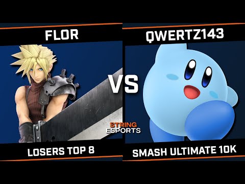FLOR (Cloud) vs qwertz143 (Kirby/Mii Gunner) - String Esports Smash Ultimate 10K