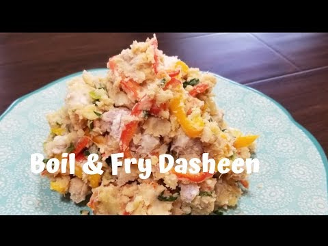 Boil and Fry Dasheen | Vegan - Episode 756