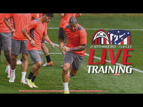 AC Milan v Atletico Madrid | Live training session | Champions League