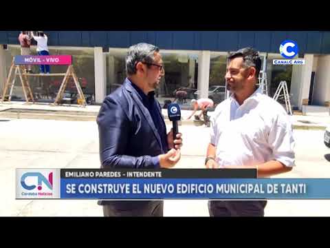 Uniendo Córdoba: Se construye el nuevo edificio municipal de Tanti