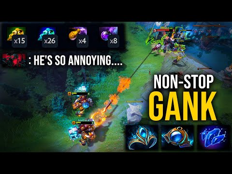 A Good Support Must Like This!!! Non-stop Ganking Midlane | Pudge Official