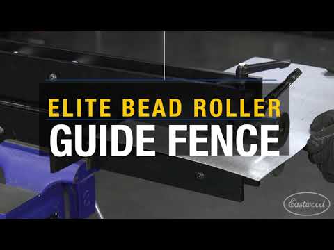 Perfectly Straight Beads & Flanges! Guide Fence for 27" Elite Bead Roller! Eastwood