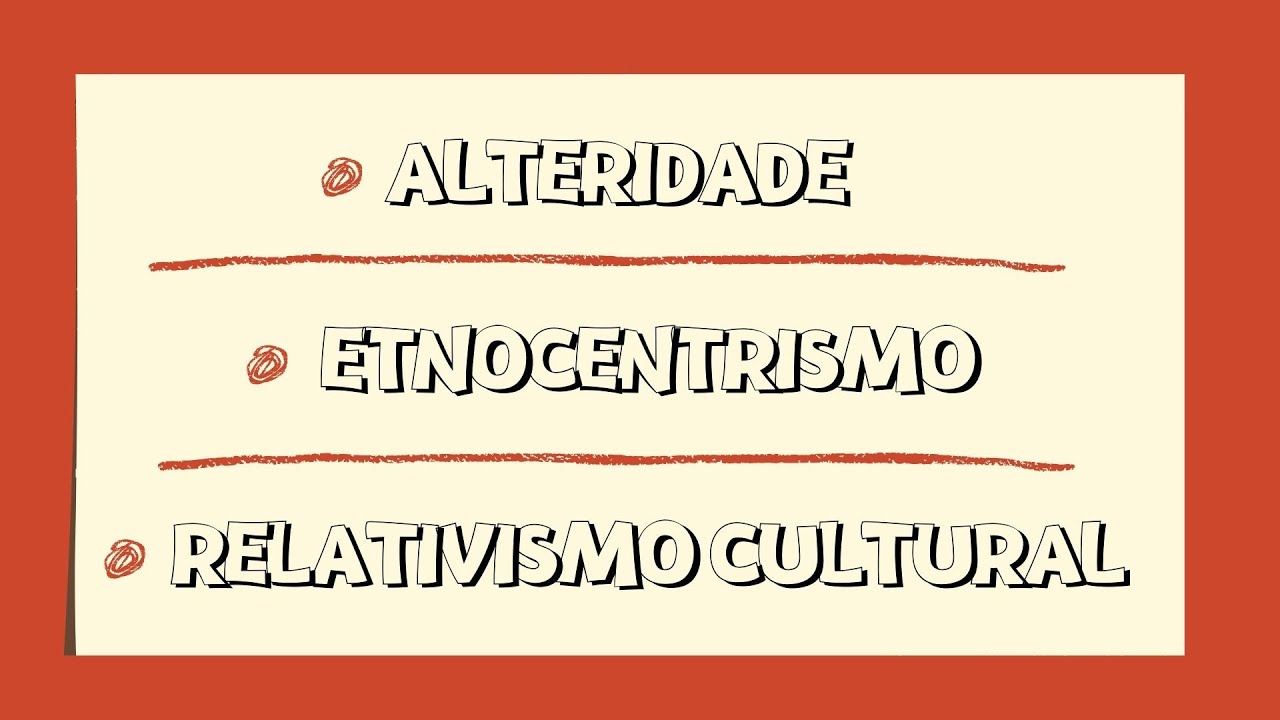Sociologia - Etnocentrismo e relativismo cultural