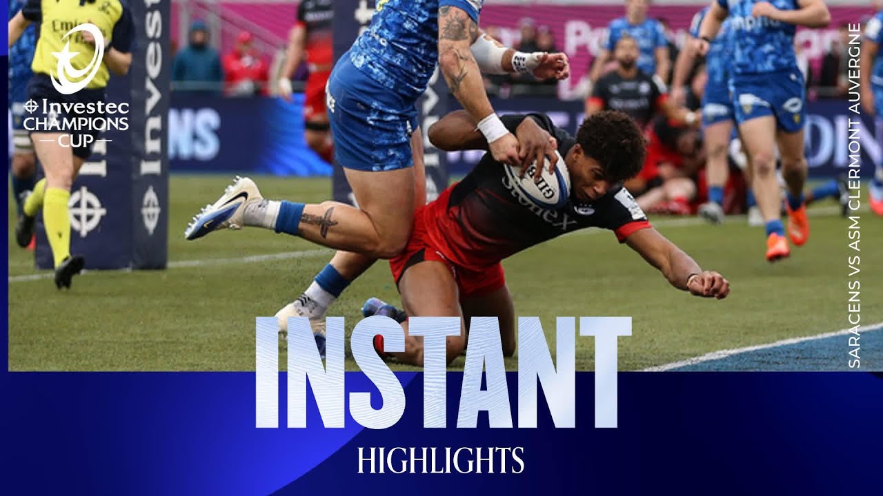Instant Highlights - Saracens v ASM Clermont Auvergne | Investec Champions Cup 2025/26