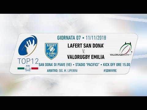 TOP12 2018/19, Giornata 7 - Lafert San Donà v Valorugby Emilia