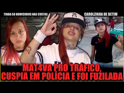 CAROLZINHA DE BETIM, THE FEMALE TERROR OF MG. SHE WAS PRO-CRIME AND SHOT AT POLICE.