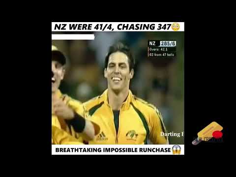 New Zealand were 41/4 chasing 347 and BREATHTAKING IMPOSSIBLE Run Chase | THRILLING 1 WICKET WIN!!