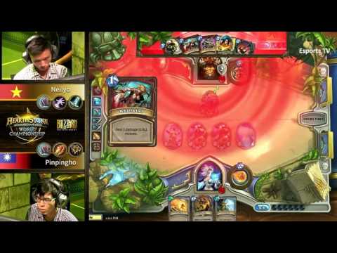 Neilyo vs pinpingho | Hearthstone World Championship 2015 Asia Pacific | HS Esports