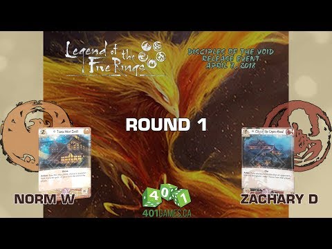 Legend of the Five Rings - Round 1 | Disciples of the Void Release Event @ 401 Games