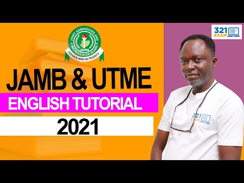 😀JAMB TUTORIAL ENGLISH LANGUAGE | TOPIC: 👉STRESS