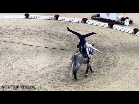 FEI Vaulting World Cup Final Basel 2024 - PDD ITA (Rebecca Greggio & Davide Zanello) 1st Round