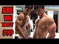 OLD SCHOOL CHEST WORKOUT | DO WE TAKE STEROIDS?? (Q&A)