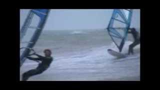 preview picture of video 'Windsurfing Sea Lane's Cafe Worthing 04/10/08'