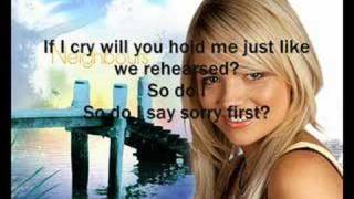 Stephanie mcintosh-So do i say sorry first