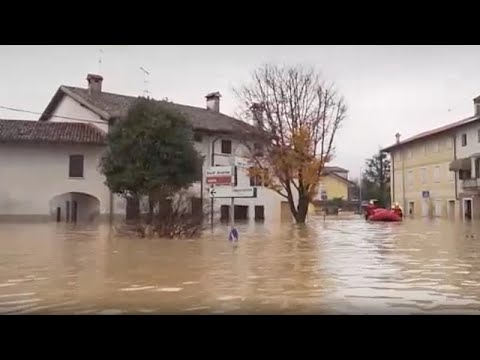 Video Thumbnail: Severe floods and landslide hit northern Italy, causing casualties and evacuations