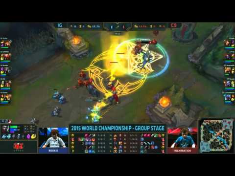 IG vs C9 - Rookie solo kills Incarnati0n