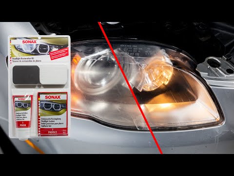 How to RESTORE your HEADLIGHTS using Sonax