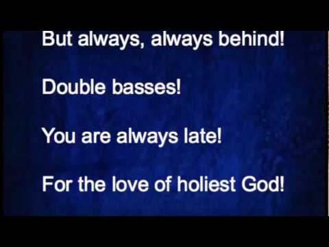 Toscanini DESTROYS a bass section