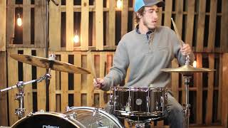 Video thumbnail for Gretsch 6.5x14 Black Nickel Over Steel Snare Drum (video demo) by The Drum Shop - Portland, Maine
