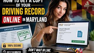 How to get a copy of your driving record online in Maryland