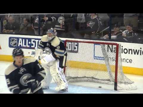 Columbus Blue Jackets vs. Philadelphia Flyers Sergei Bobrovsky and Steve Mason 1/23/2014
