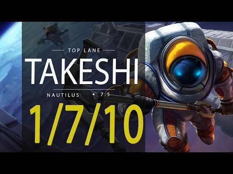 LOL ProTV - Takeshi - NAUTILUS TOP vs RENEKTON (14/03/2017)
