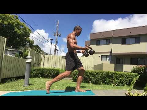 Day 56 - Home Workout in Hawaii - Lunge Cleans & Renegades -July 5, 2020. 2:32 pm