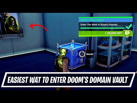 Easiest way to Complete Enter The Vault In Doom’s Domain without getting killed in Fortnite